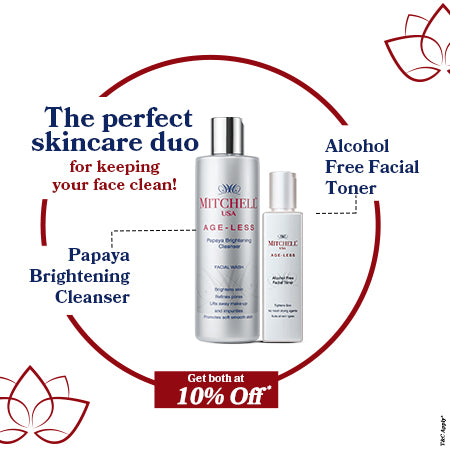 Mitchell USA - Face Wash + Toner Combo Pack @10% Discount