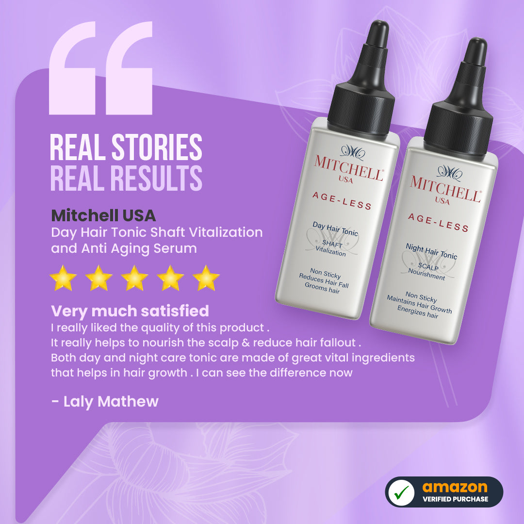 Best Hair Growth Tonic - Day &amp; Night Hair Tonic (100ml) -Real Stories -customer reviews